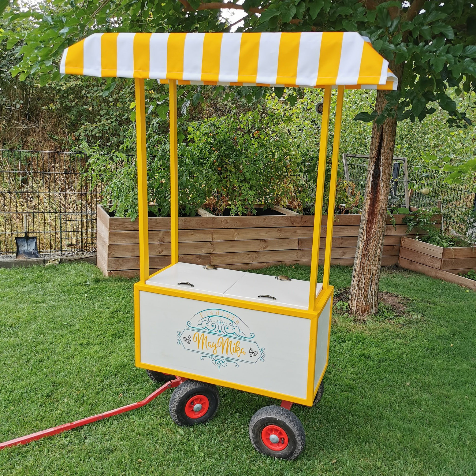 Bollerwagen wird zum Eiswagen
